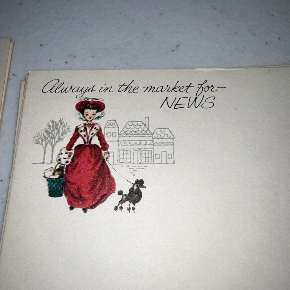 Vintage Post-a-Note Current Brand Postcards Ladies Doing Housework